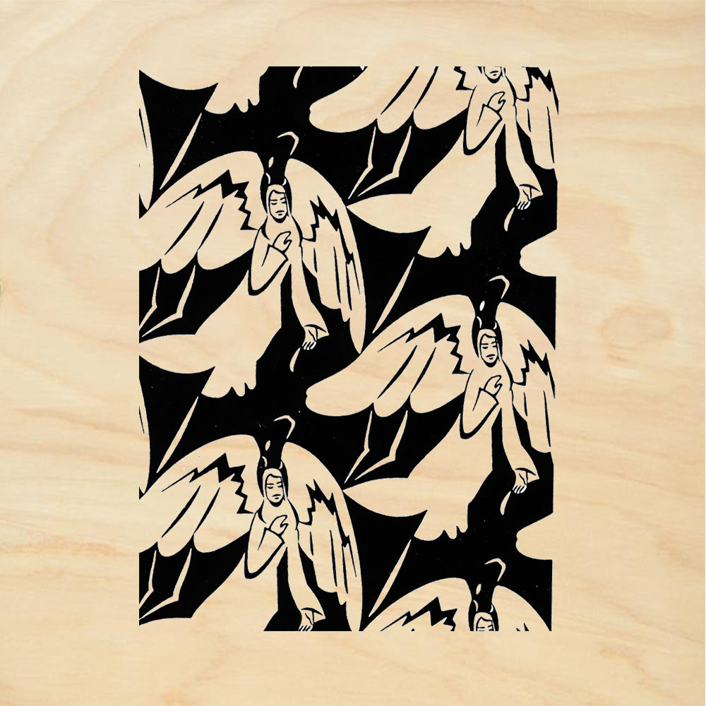 StampaFe Angels & Devils Large Mixed Media Rubber Art Stamp