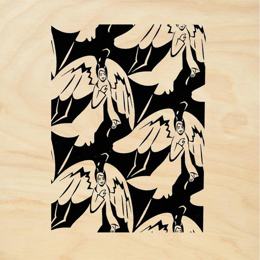 StampaFe Angels & Devils Large Mixed Media Rubber Art Stamp