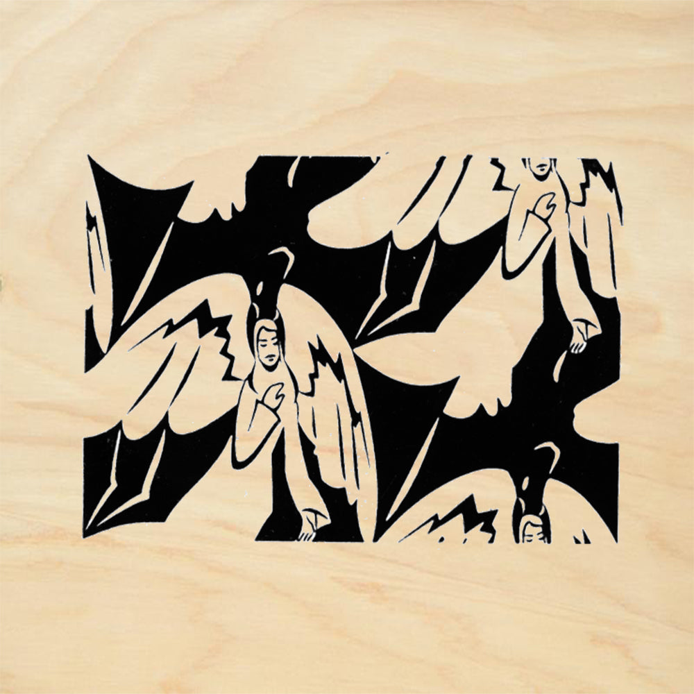 StampaFe Angels & Devils Small Mixed Media Rubber Art Stamp