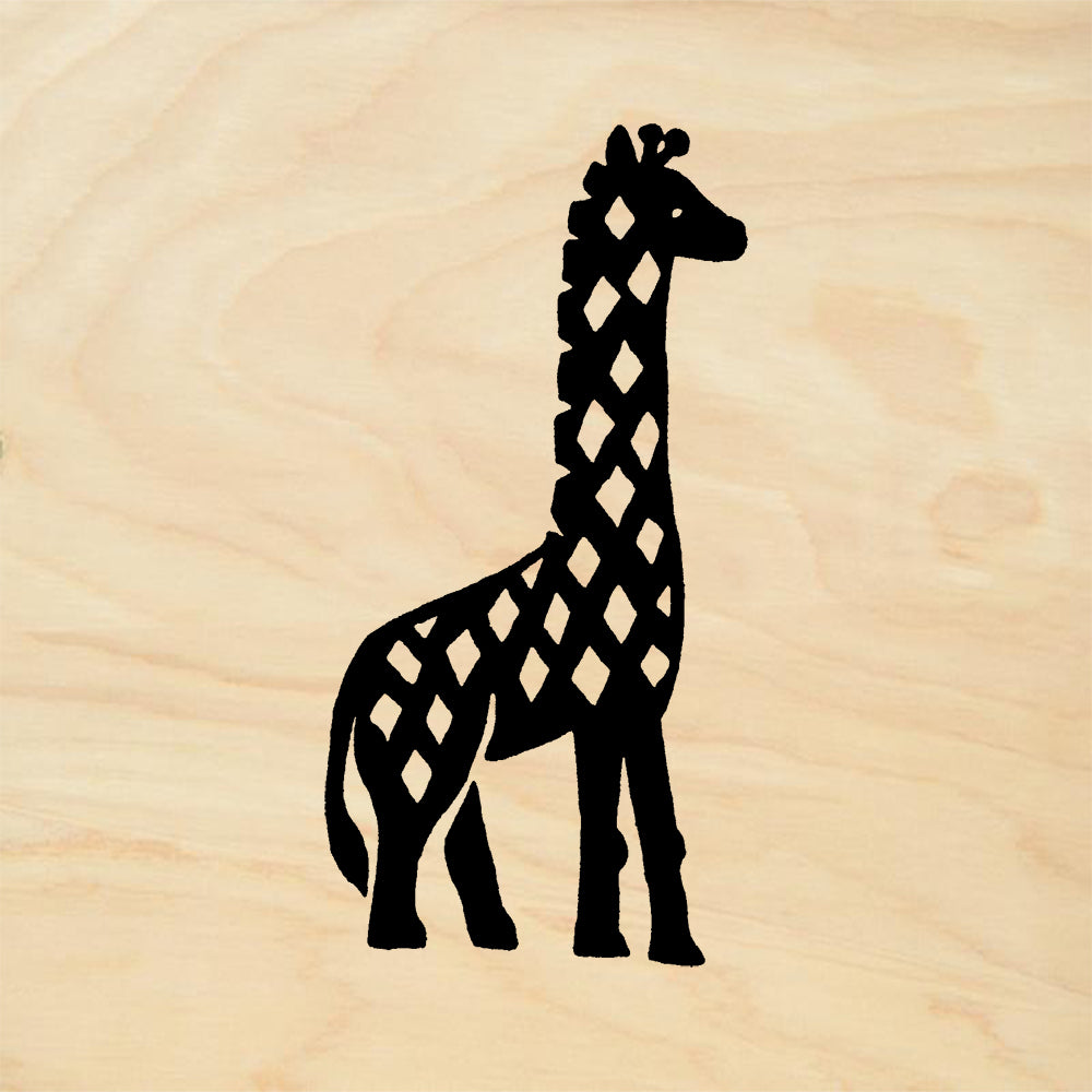 StampaFe Giraffe Mixed Media Rubber Art Stamp