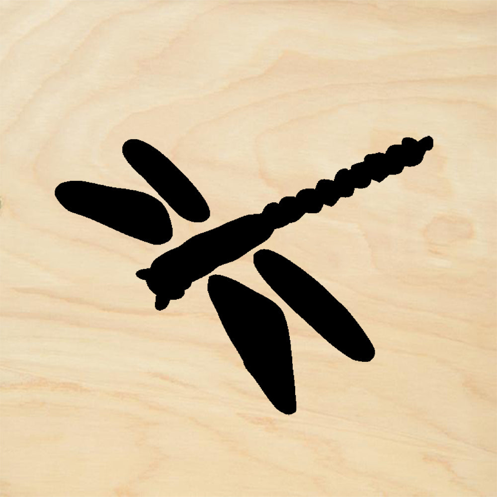 StampaFe Dragonfly Solid Botanical Rubber Art Stamp