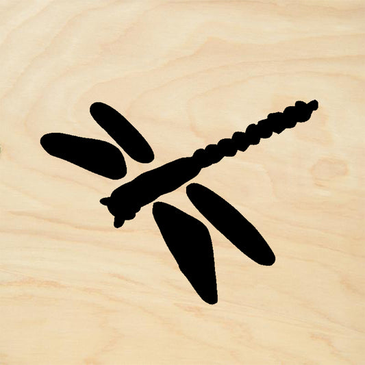 StampaFe Dragonfly Solid Botanical Rubber Art Stamp