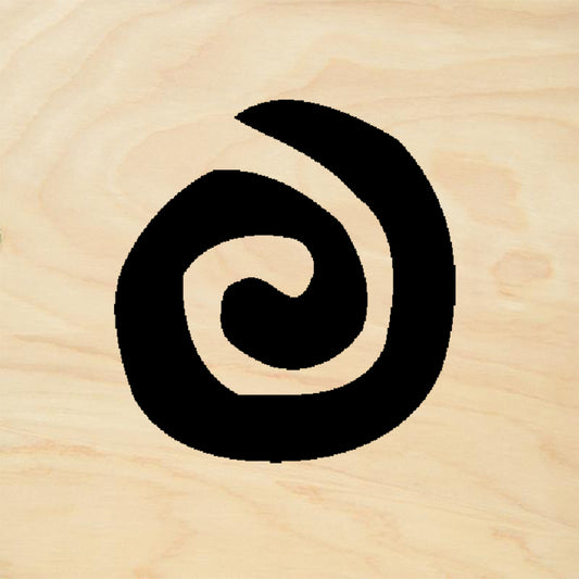 StampaFe Swirl, small Card Making Rubber Art Stamp