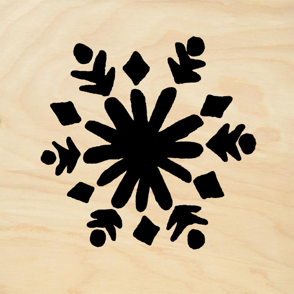 StampaFe Snowflake 2 Card Making Rubber Art Stamp
