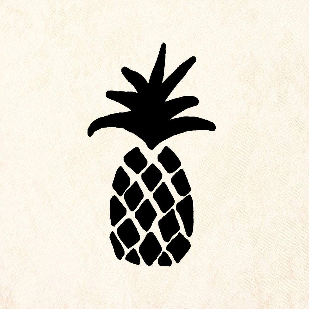 StampaFe Pineapple Tropical Rubber Art Stamp