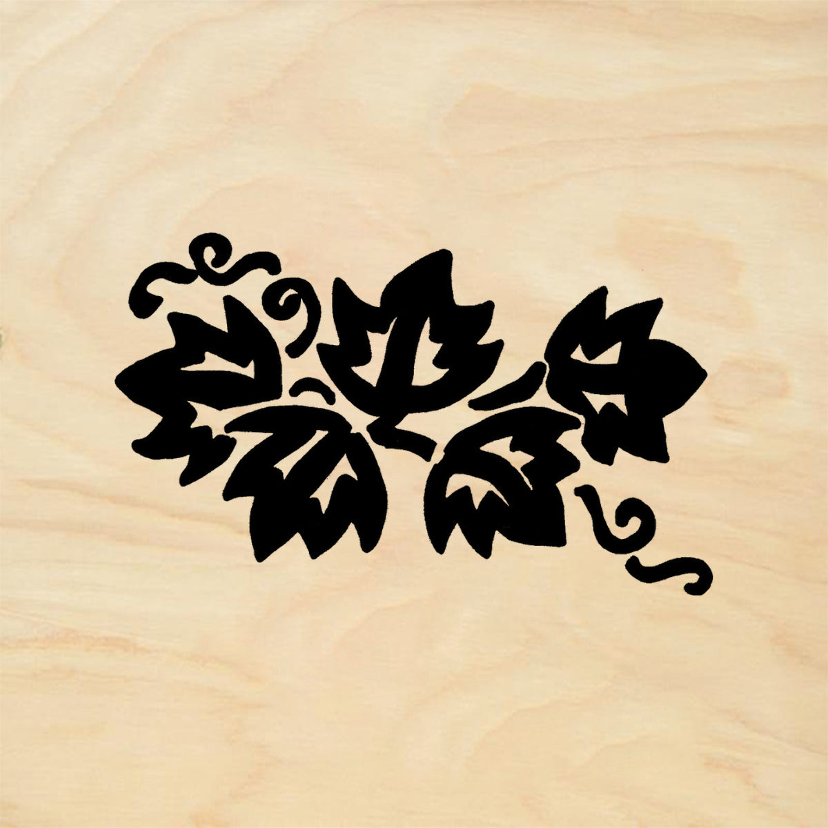 StampaFe Ivy Bold Botanical Rubber Art Stamp