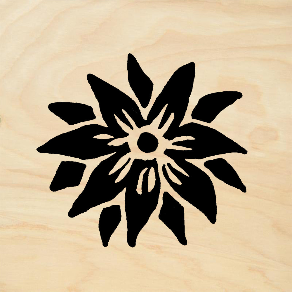 StampaFe Wildflower Floral Rubber Art Stamp