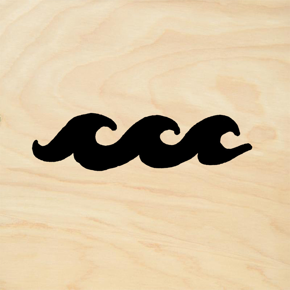 StampaFe Waves Solid Coastal Rubber Art Stamp