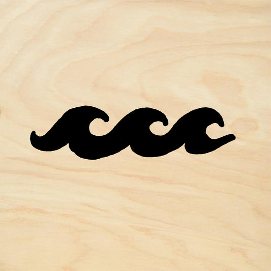 StampaFe Waves Solid Coastal Rubber Art Stamp