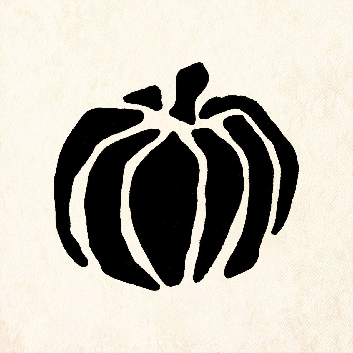 StampaFe Pumpkin Solid Autumn Rubber Art Stamp