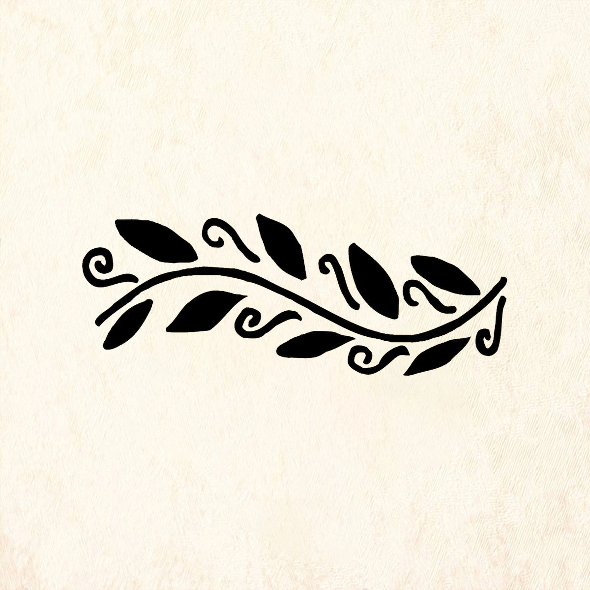 StampaFe DeVine Large Botanical Vine Rubber Art Stamp