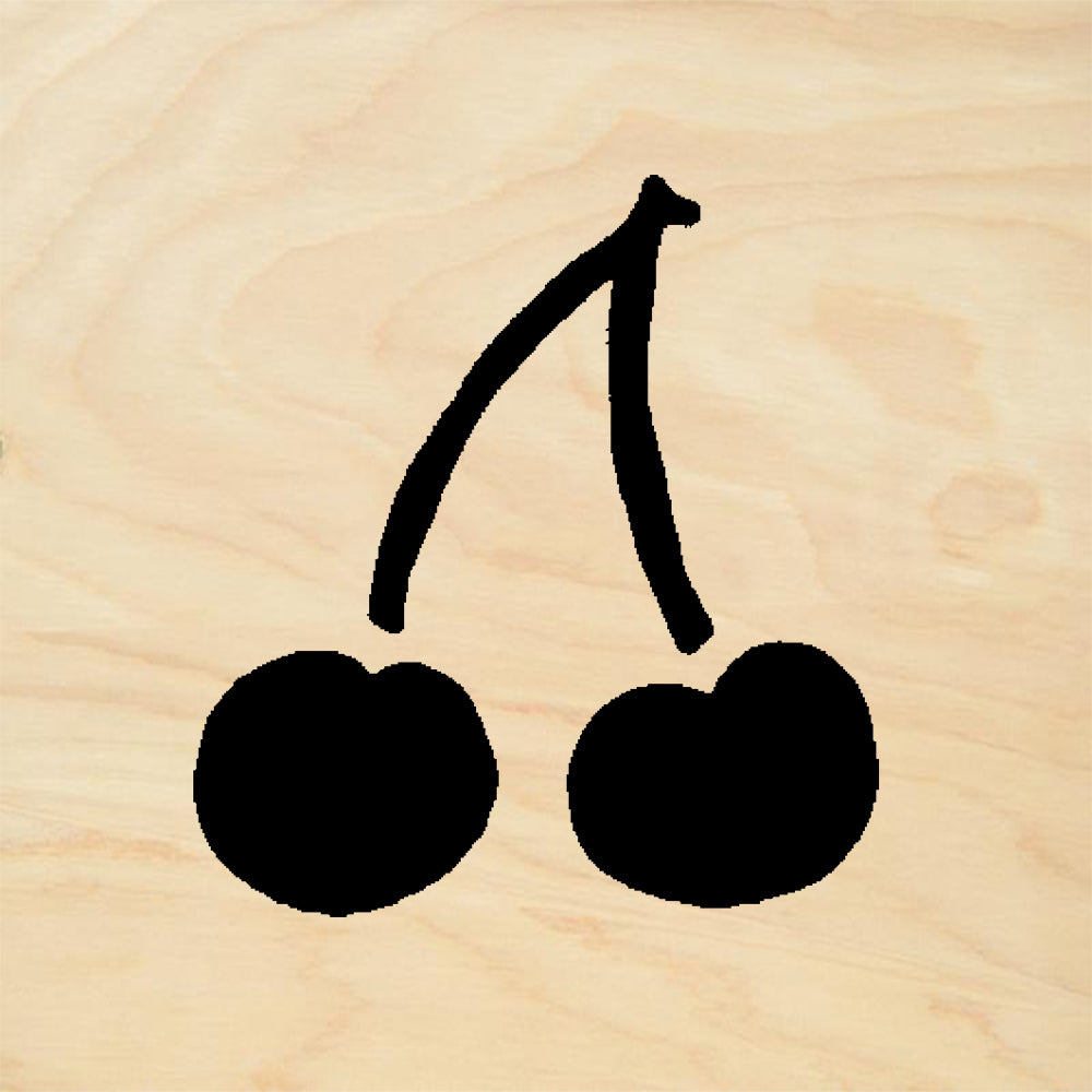 StampaFe Cherries Small Card Making Rubber Art Stamp