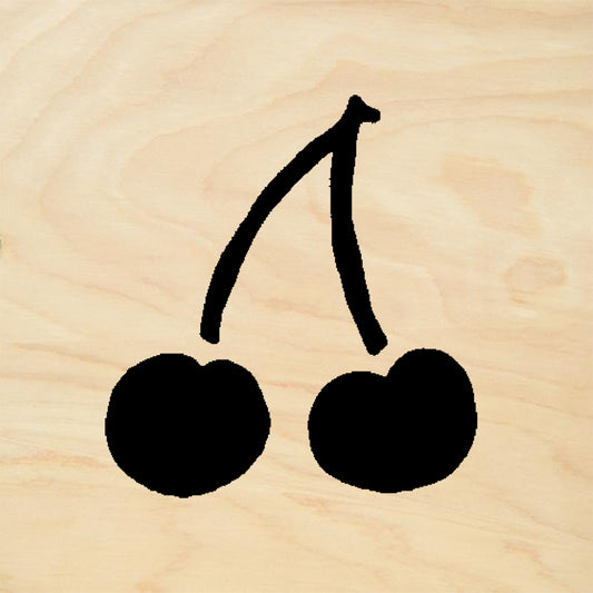 StampaFe Cherries Small Card Making Rubber Art Stamp