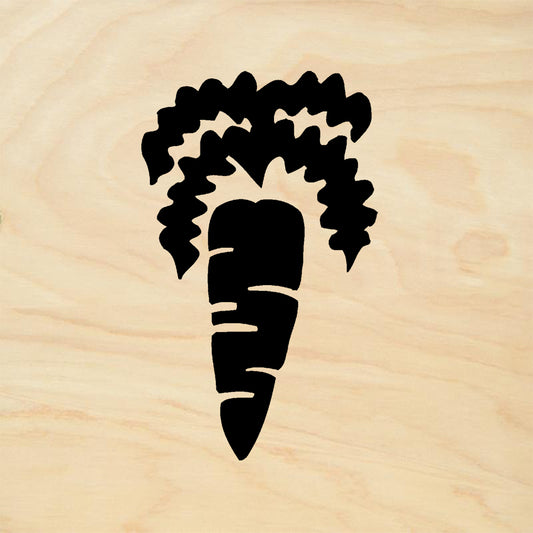StampaFe Carrot Small Card Making Rubber Art Stamp