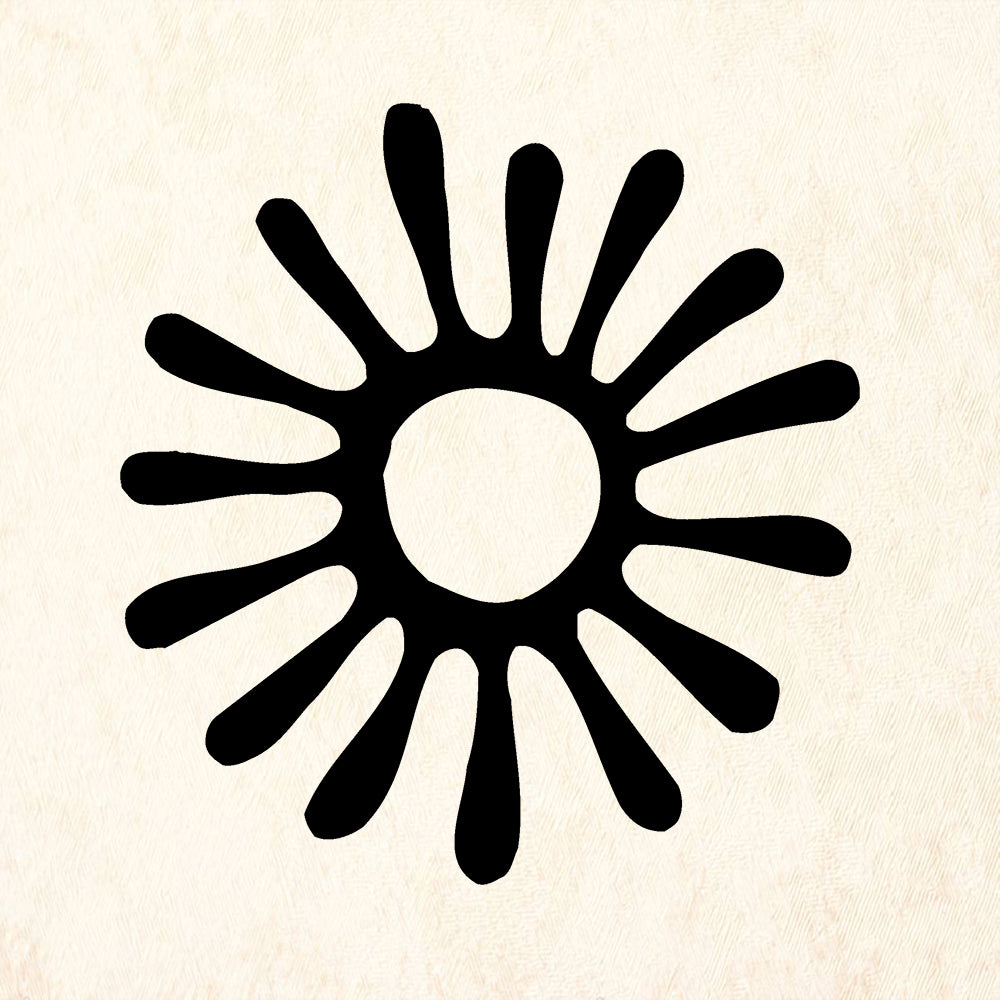 StampaFe Daisy Floral Rubber Art Stamp