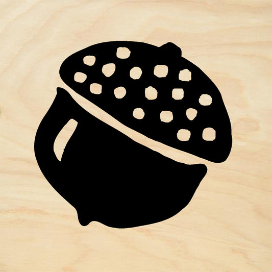 StampaFe Acorn #2 Card Making Rubber Art Stamp
