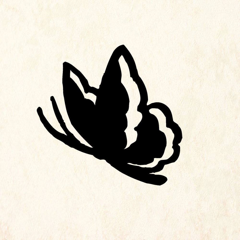 StampaFe Flying Butterfly Card Making Rubber Art Stamp