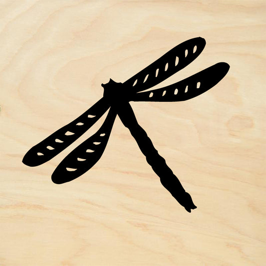 StampaFe Dragonfly Black Mixed Media Rubber Art Stamp