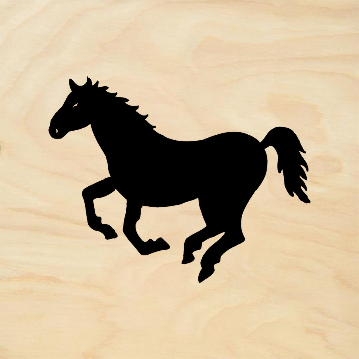StampaFe Trigger Horse Rubber Art Stamp