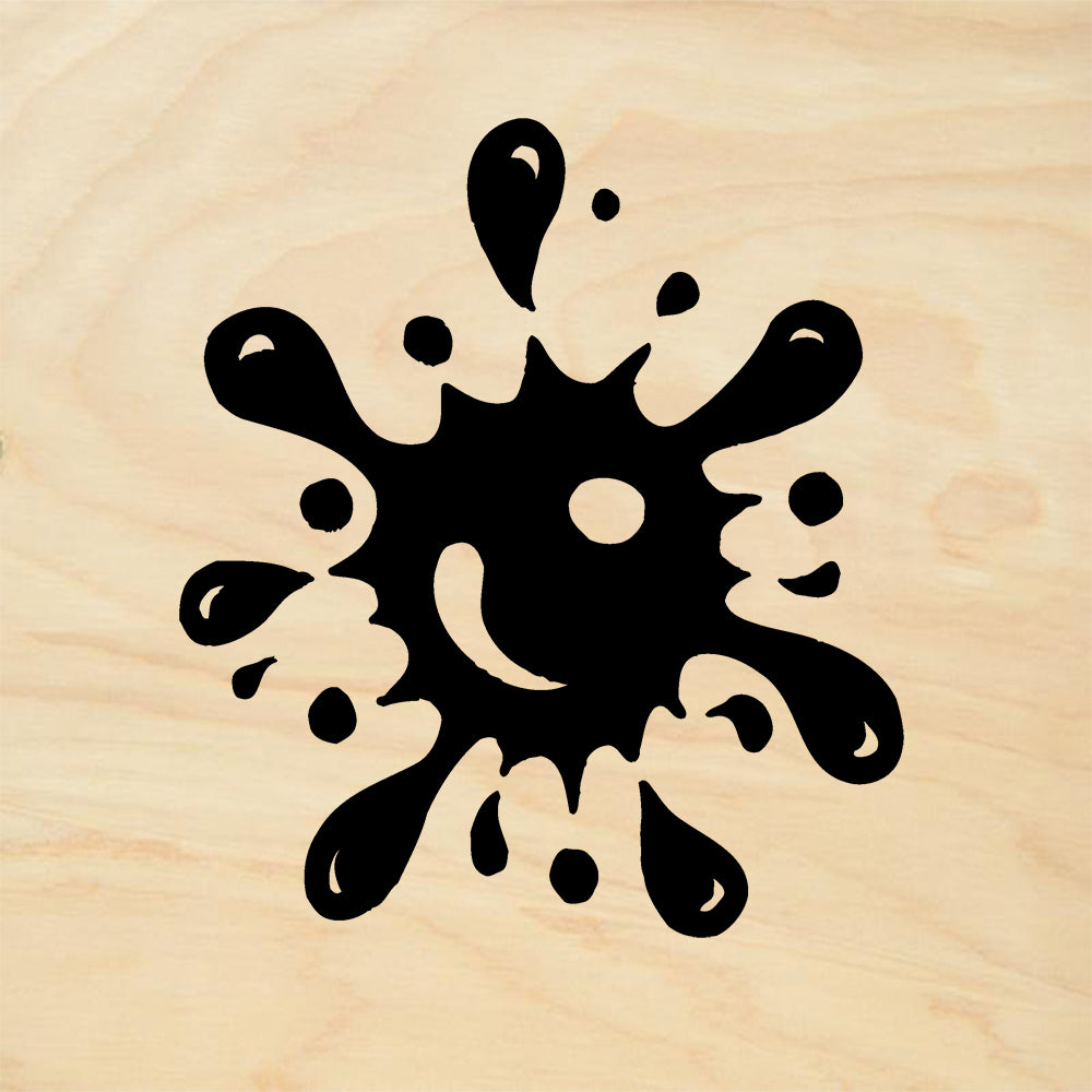 StampaFe Splat Mixed Media Rubber Art Stamp