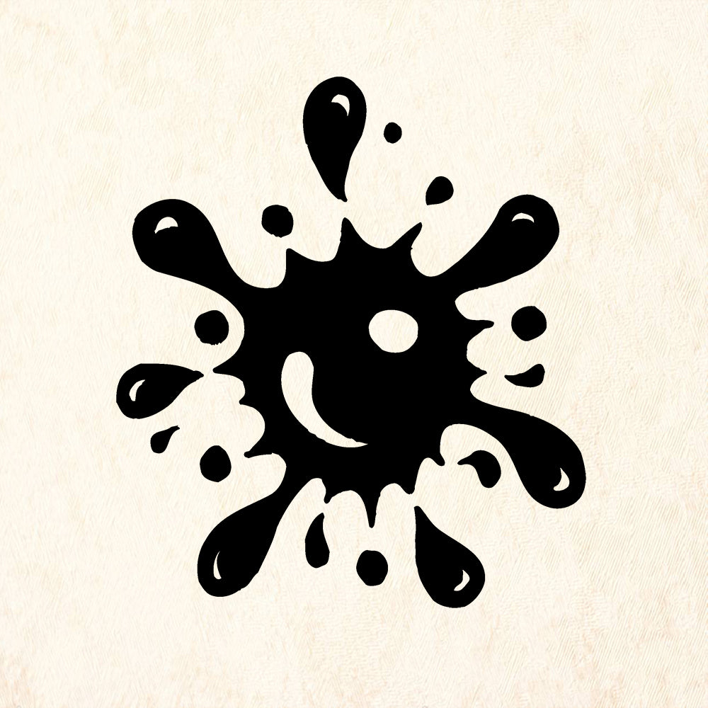 StampaFe Splat Mixed Media Rubber Art Stamp