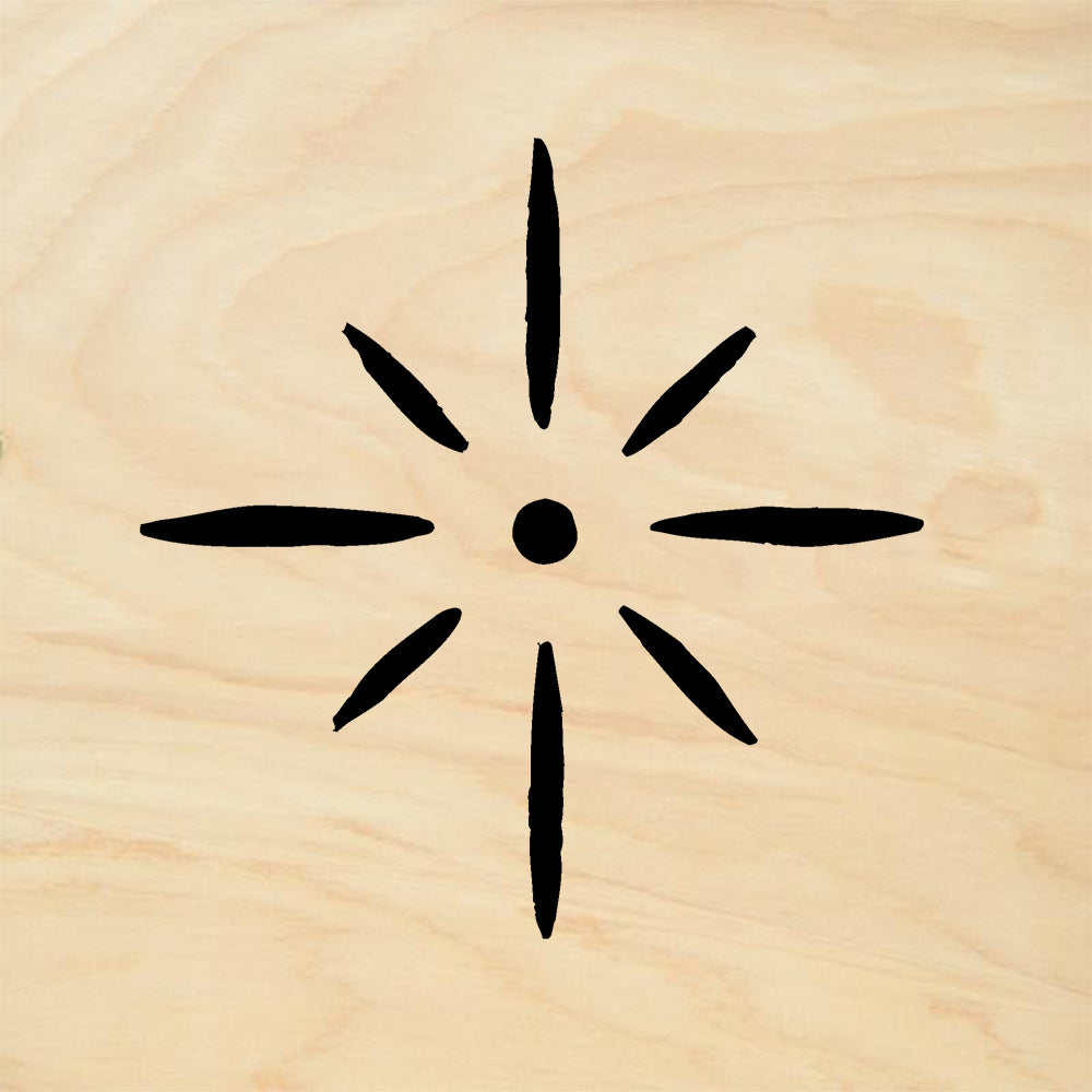 StampaFe Twinkle Star Card Making Rubber Art Stamp