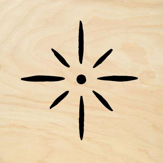 StampaFe Twinkle Star Card Making Rubber Art Stamp