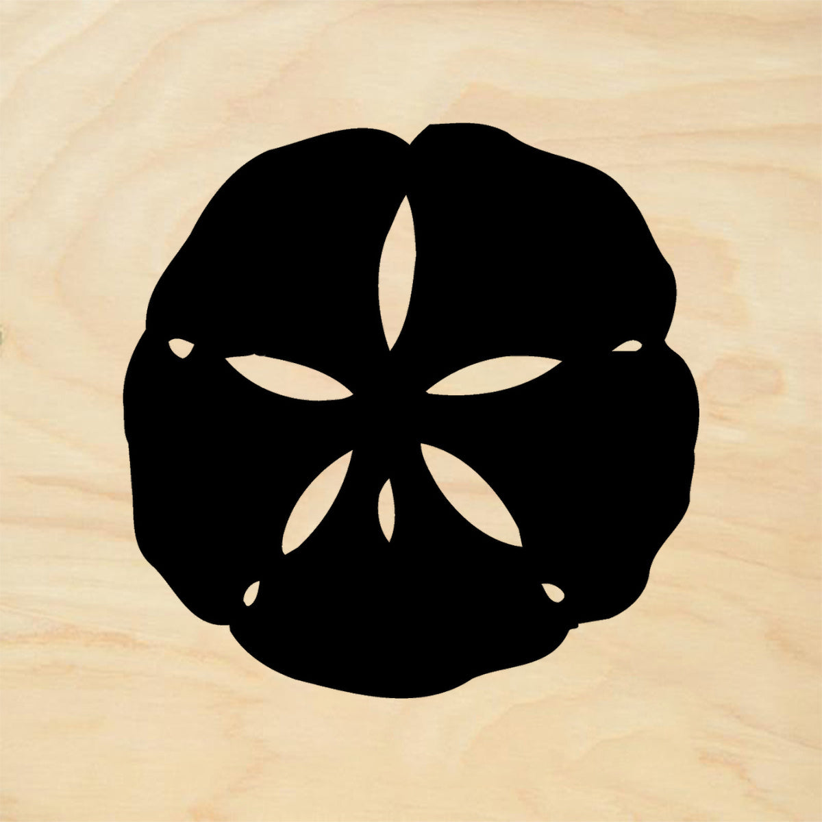 StampaFe Sand Dollar Large Solid Coastal Rubber Art Stamp