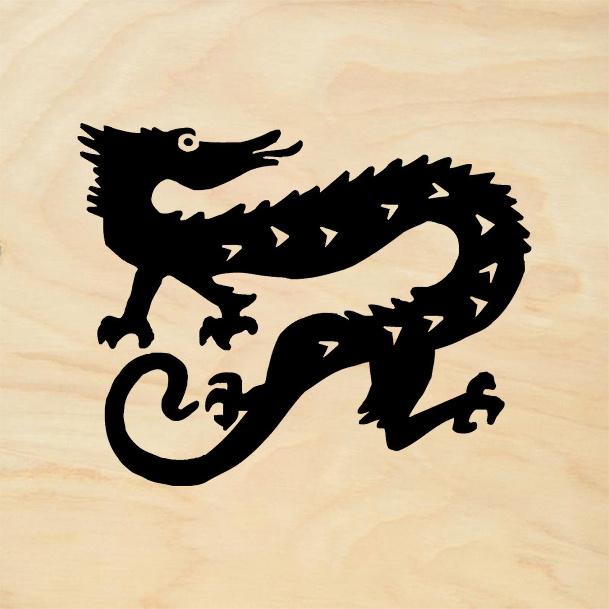 StampaFe Puff Dragon Solid Mixed Media Rubber Art Stamp