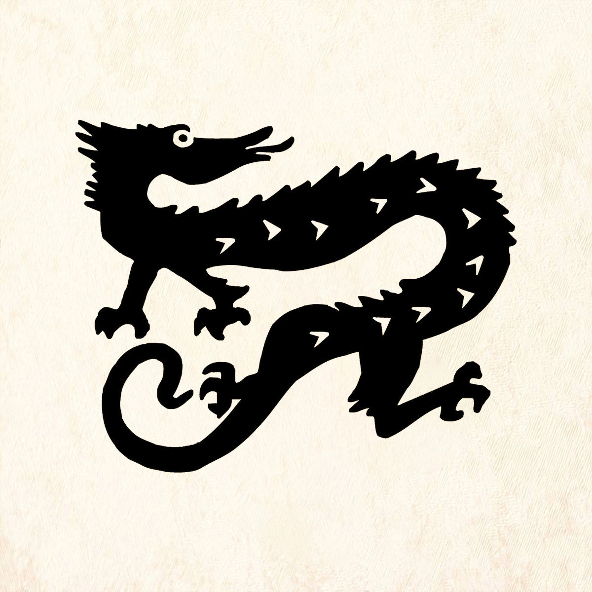StampaFe Puff Dragon Solid Mixed Media Rubber Art Stamp