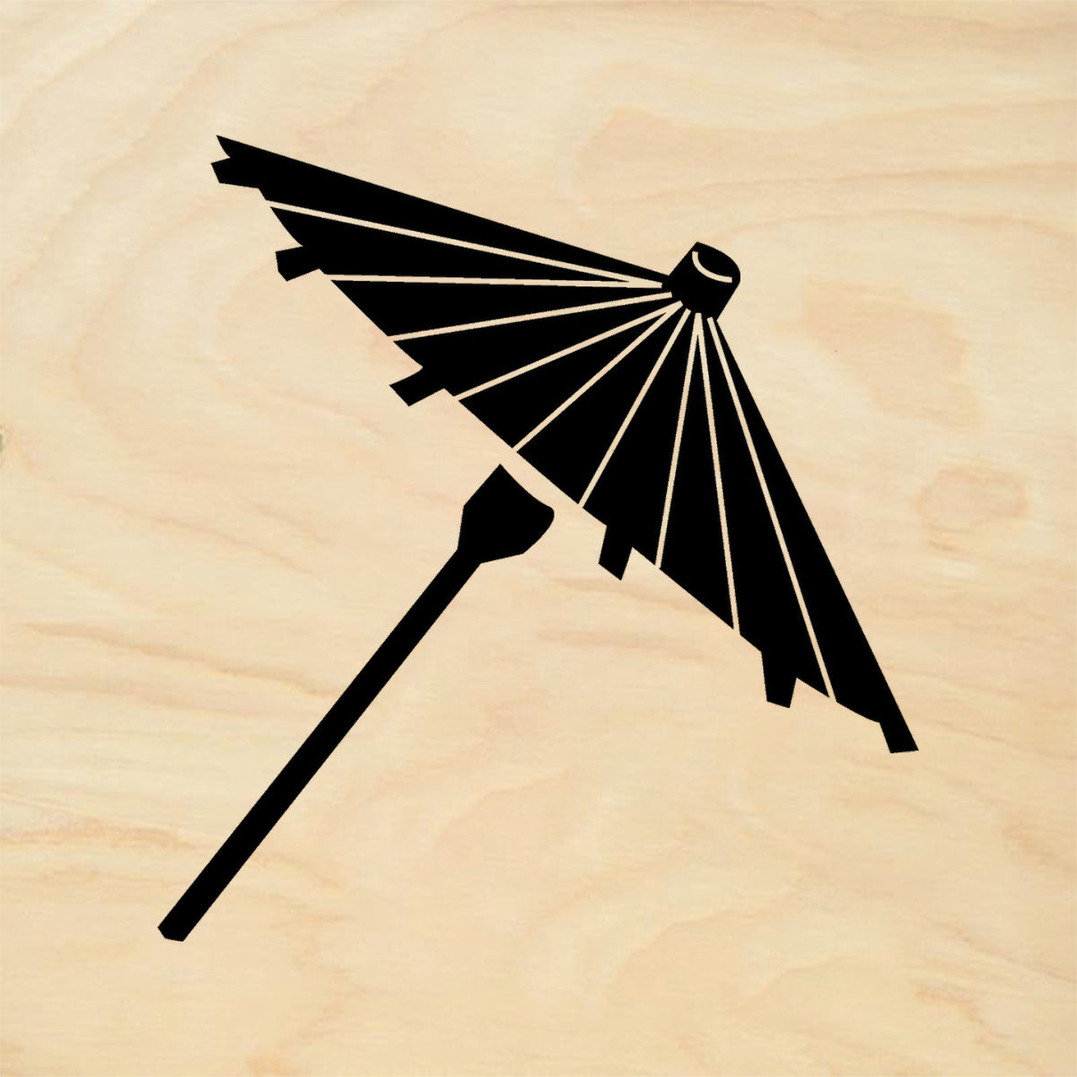 StampaFe Parasol Mixed Media Rubber Art Stamp