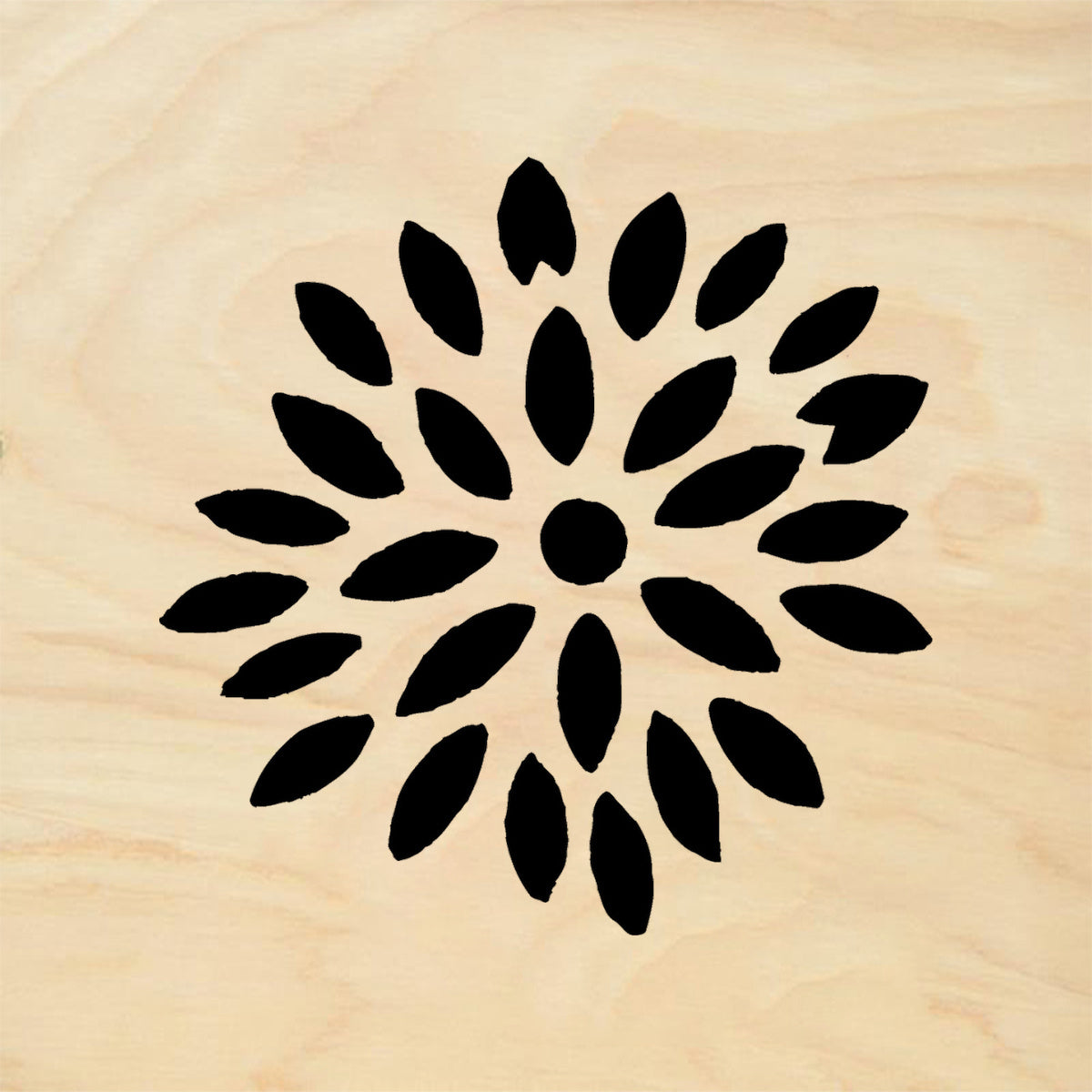 StampaFe Mum Floral Rubber Art Stamp