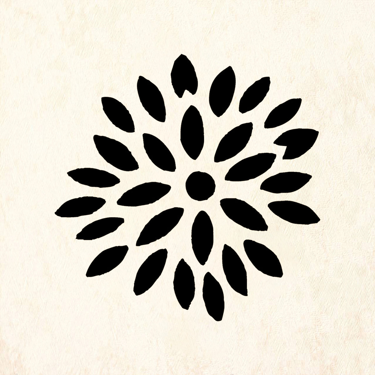 StampaFe Mum Floral Rubber Art Stamp