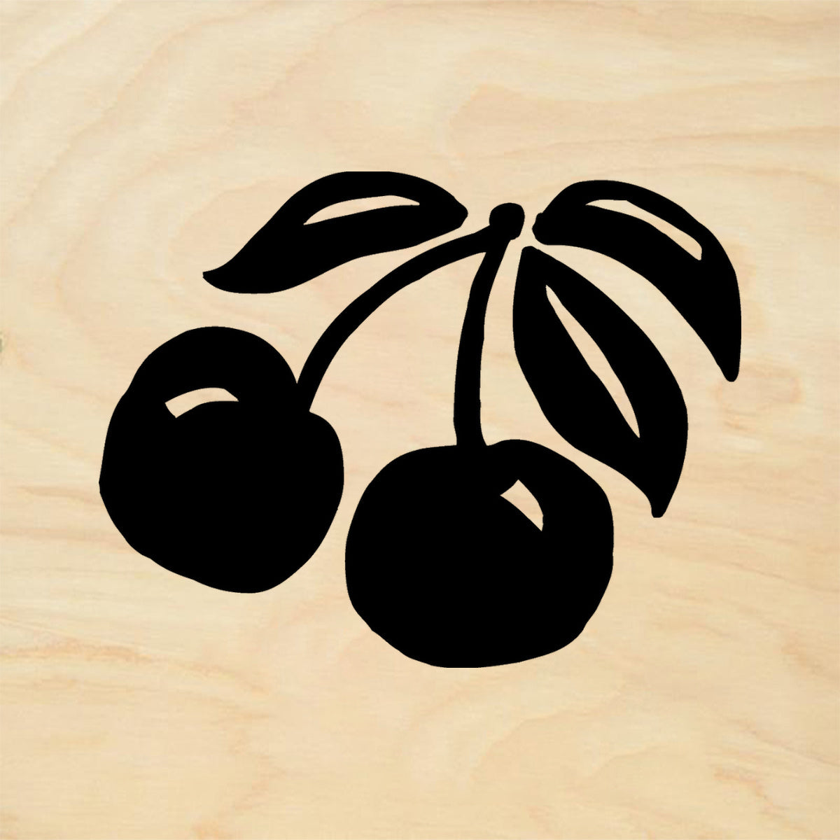 StampaFe Cherry Cluster Large Floral Rubber Art Stamp