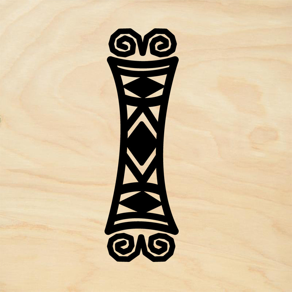 StampaFe Tiki Mixed Media Rubber Art Stamp