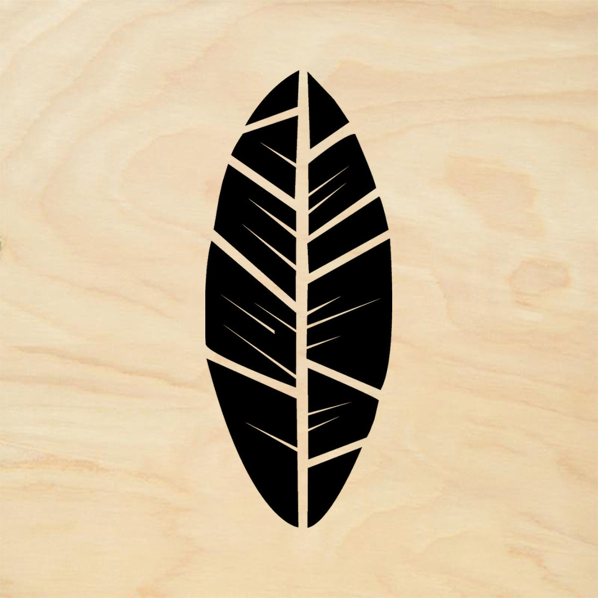 StampaFe Nana Leaf Tropical Rubber Art Stamp
