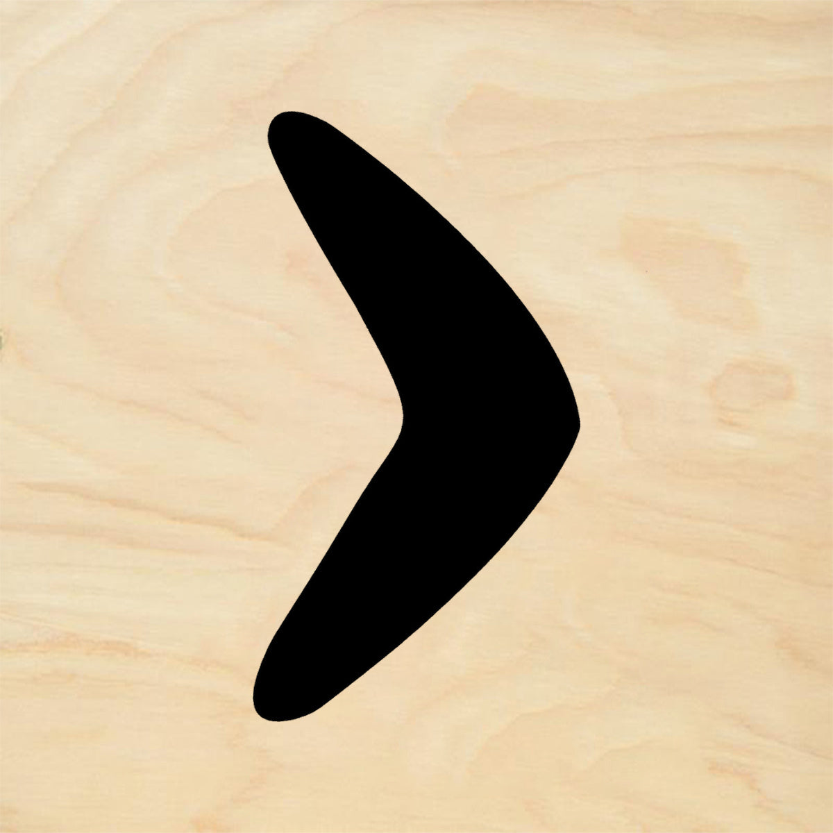StampaFe Boomerang solid Retro Rubber Art Stamp