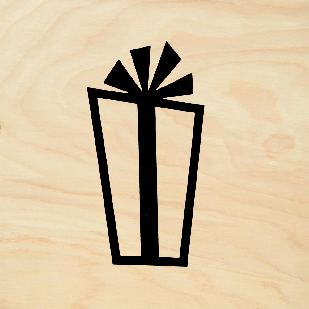 StampaFe Present   Holiday Rubber Art Stamp