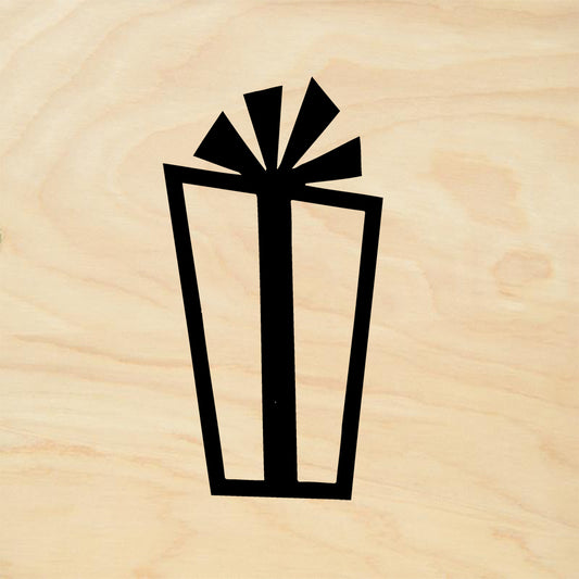 StampaFe Present   Holiday Rubber Art Stamp