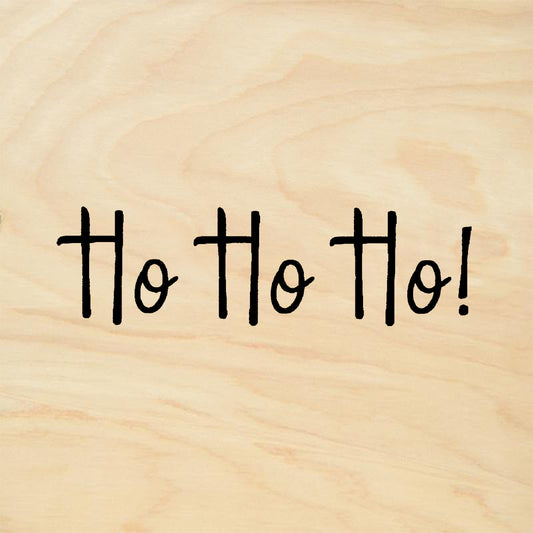 StampaFe Ho Ho Ho! Holiday Rubber Art Stamp