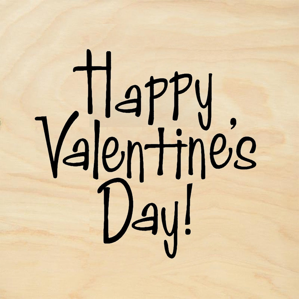 StampaFe Happy Valentine's Day! Rubber Art Stamp