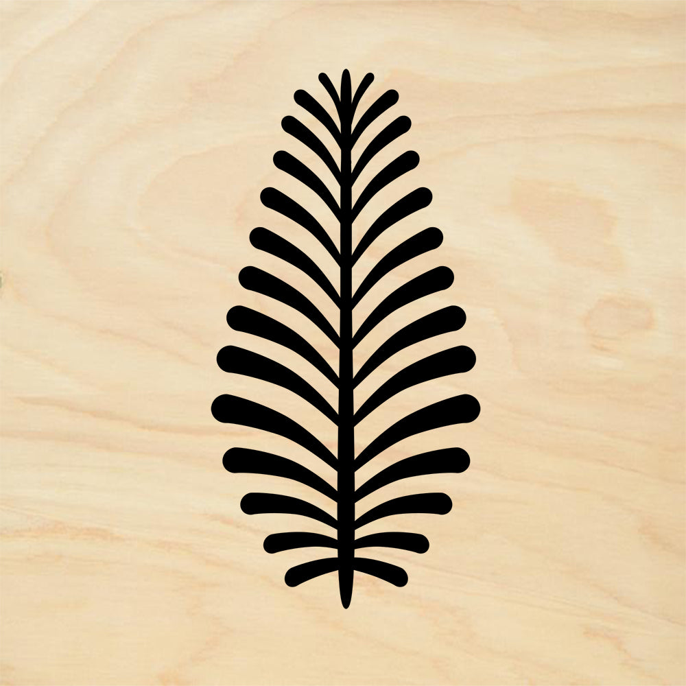StampaFe Frond Botanical Rubber Art Stamp