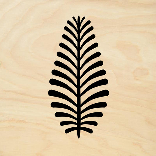 StampaFe Frond Botanical Rubber Art Stamp