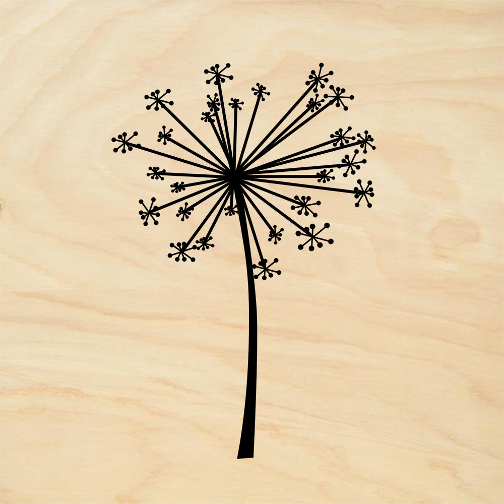 StampaFe Dandilion Botanical Rubber Art Stamp