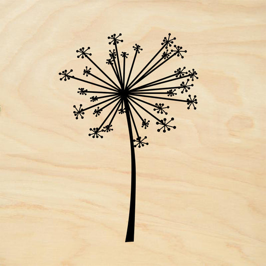 StampaFe Dandilion Botanical Rubber Art Stamp