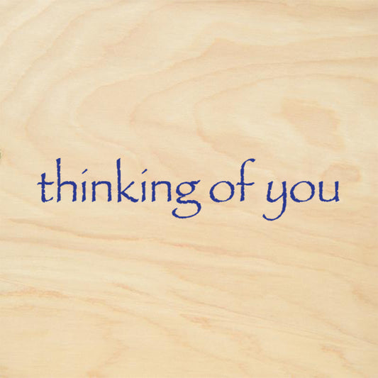 StampaFe Thinking of You Card Making Rubber Art Stamp