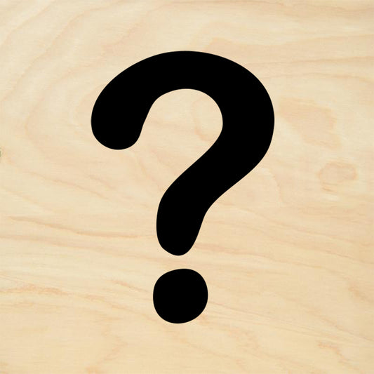 StampaFe Question Mark Mixed Media Rubber Art Stamp