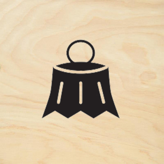 StampaFe Ornament Top Card Making Rubber Art Stamp