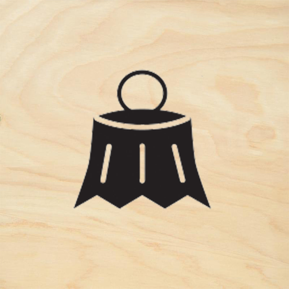 StampaFe Ornament Top Card Making Rubber Art Stamp