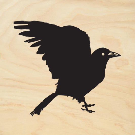 StampaFe Raven Small Halloween Rubber Art Stamp